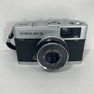 Olympus TRIP 35 Compact 35mm Film Camera Vintage Point & Shoot Tested Works